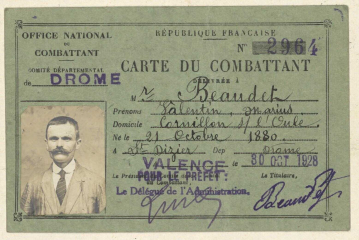 Beaudet, Valentin Marius