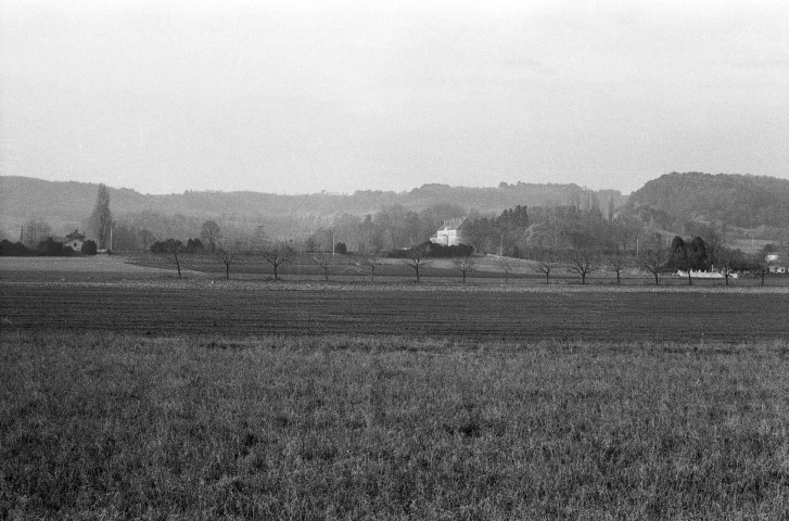 Triors.- Les abords du château.