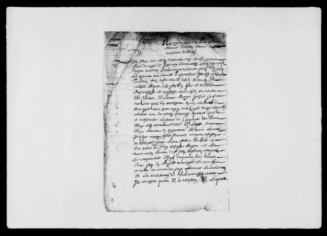 1er janvier 1665-6 décembre 1666