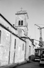 Allex.- Le clocher de l'église Saint-Maurice.