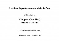 18 novembre 1702-12 novembre 1704