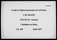 27 juin 1695-24 mai 1697