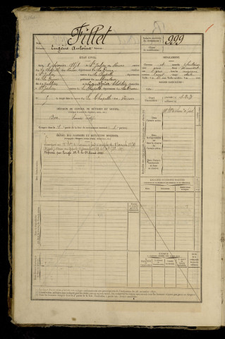 n°998-1124 avec table alphabétique.