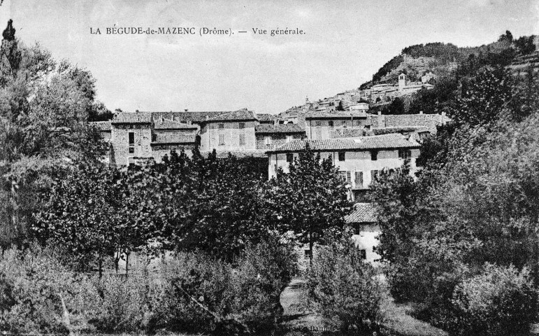 La Bégude-de-Mazenc.- Vue générale du village.