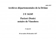 10 novembre-30 décembre 1657