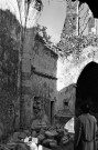 La Bâtie-Rolland.- La nef effondrée de la chapelle Saint-Roch.