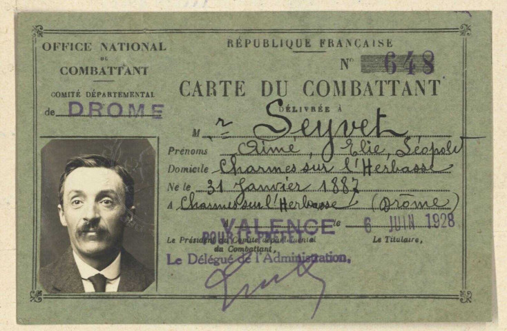 Seyvet, Aimé Élie Léopold