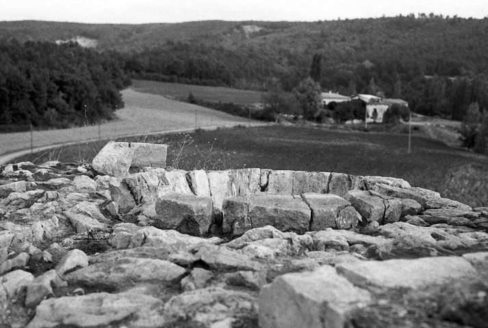 Allan. - Oculus et reins de voûte de la chapelle Barbara.