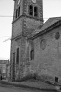 Allex.- Le clocher de l'église Saint-Maurice.