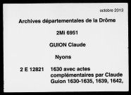 10 février-28 décembre 1630