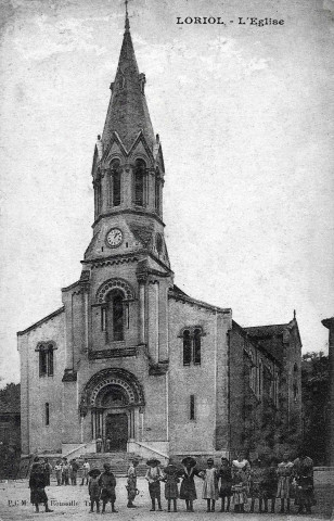 Loriol-sur-Drôme.- L'église Saint-Roman.