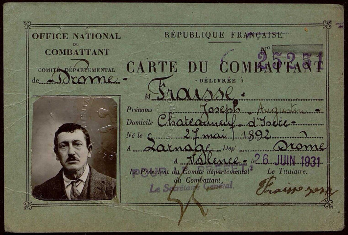 Fraisse, Joseph Augustin