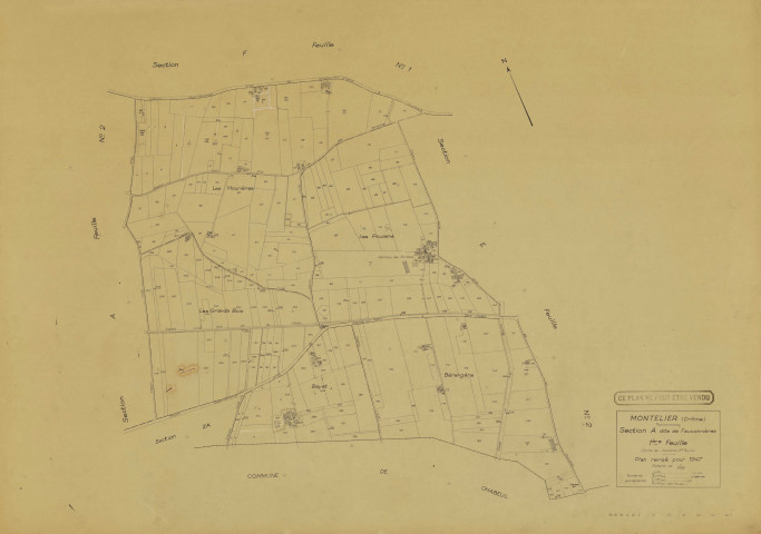 A1, Fauconnières. 1947.