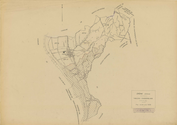 Tableau d'assemblage. 1939.
