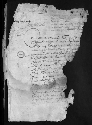 7 septembre 1634-15 octobre 1642