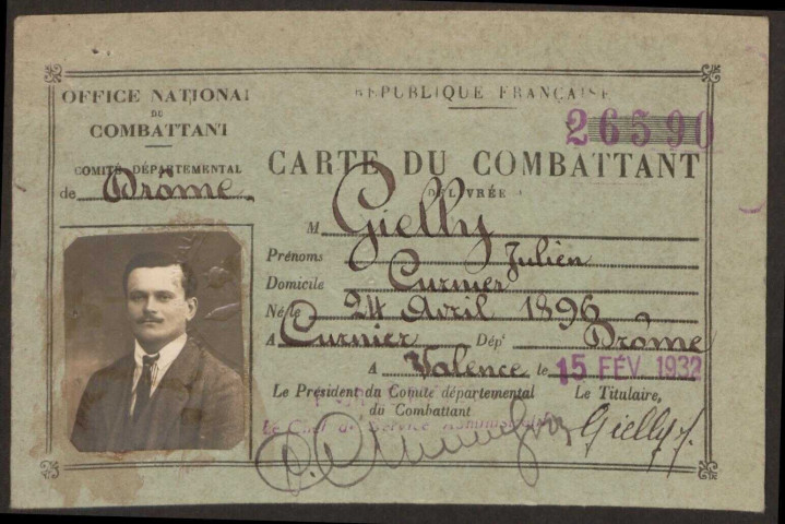 Gielly, Julien Albert Hippolyte