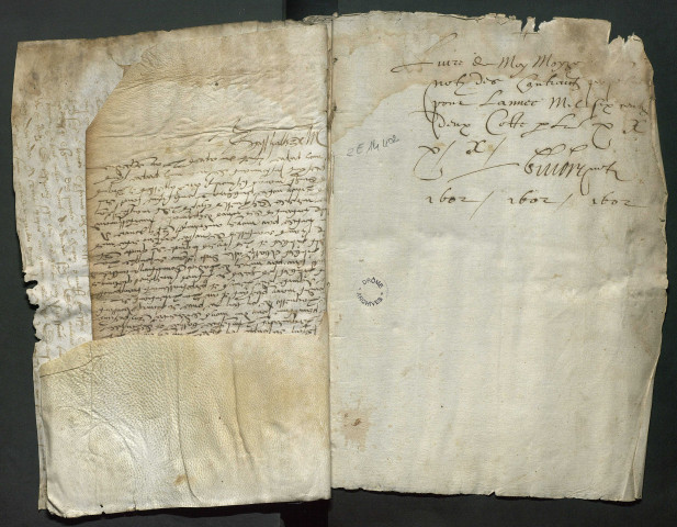 Contrats perpétuels (2 janvier 1602-janvier 1603).