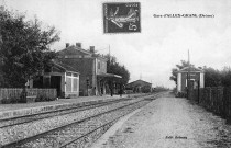 La gare d'Allex Grâne.