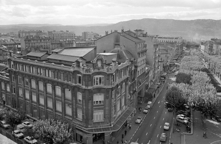 Valence.- Vue panoramique de la ville prise de l'immeuble à l'angle de la rue des Alpes.