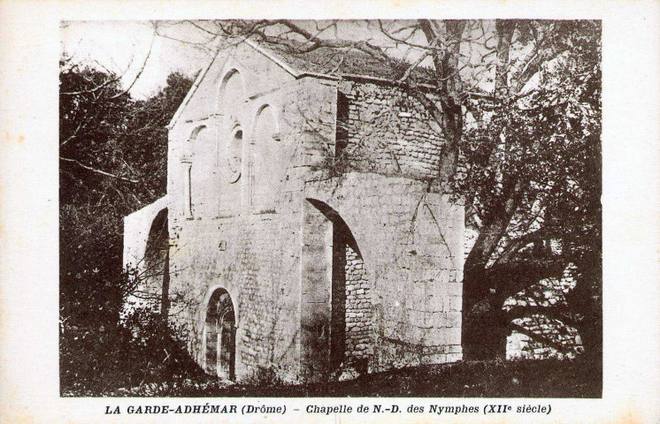 La chapelle Notre-Dame du Val des Nymphes.