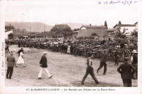 Marché aux pêches.