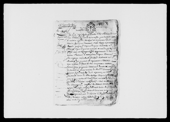 16 mars 1740-11 septembre 1746