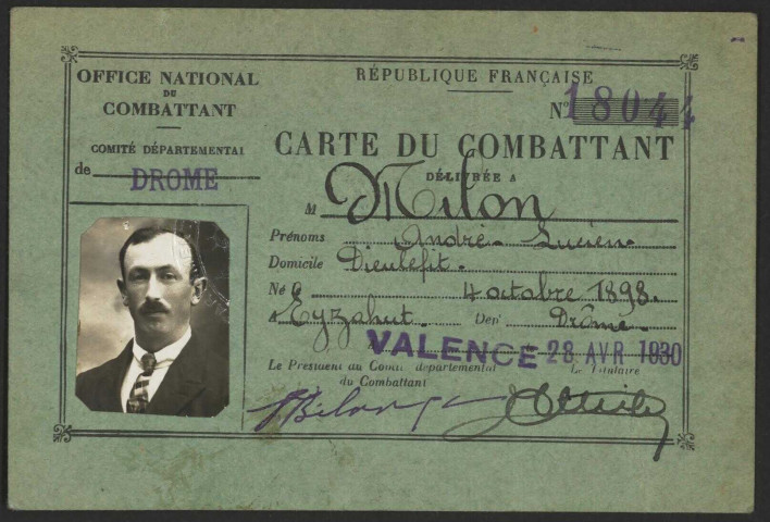 Milon, André Lucien