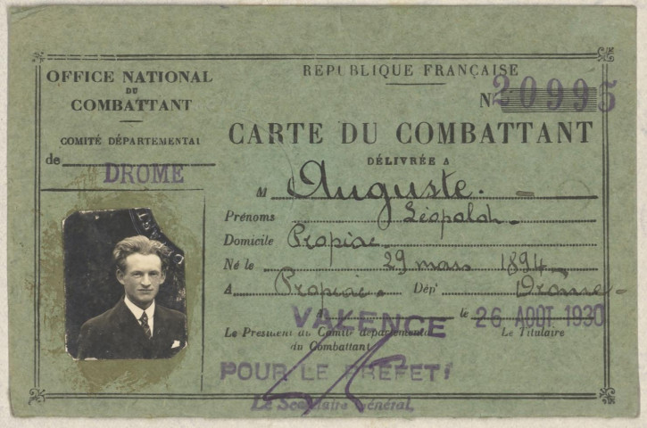 Auguste, Léopold Casimir