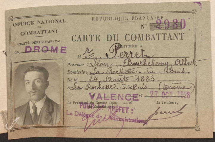 Perret, Léon Barthélémy Albert