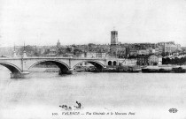 Le pont de pierre sur le Rhône, inauguré en 1905.