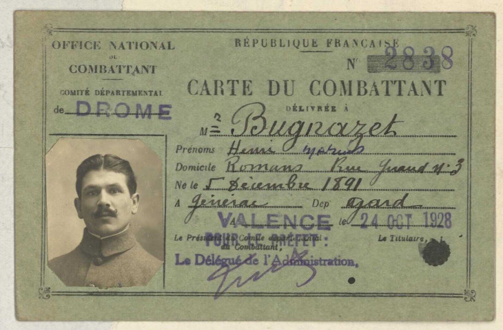 Bugnazet, Marius Henri