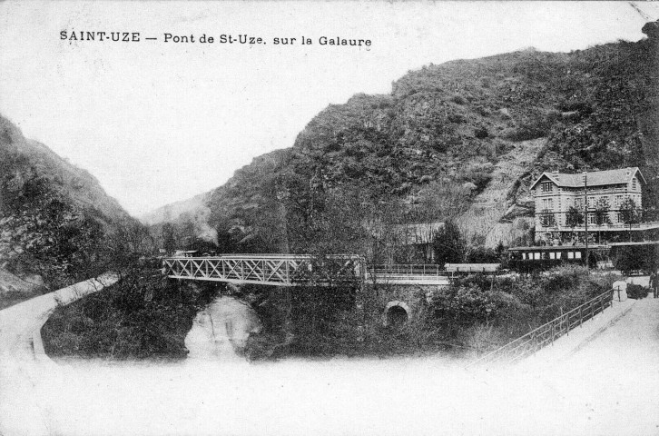 Le pont ferroviaire sur la Galaure.