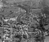 Vue aérienne du village.