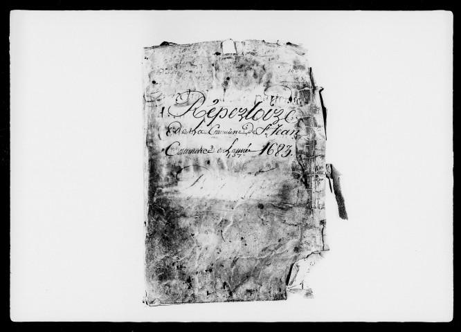 Répertoire général (3 juin 1525-1754).