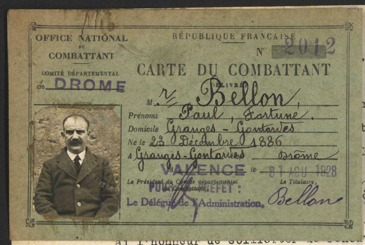 Bellon, Paul Fortuné Gustave