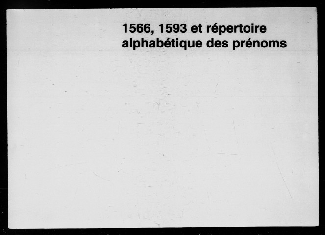 Notes brèves (27 décembre 1556-23 décembre 1557).