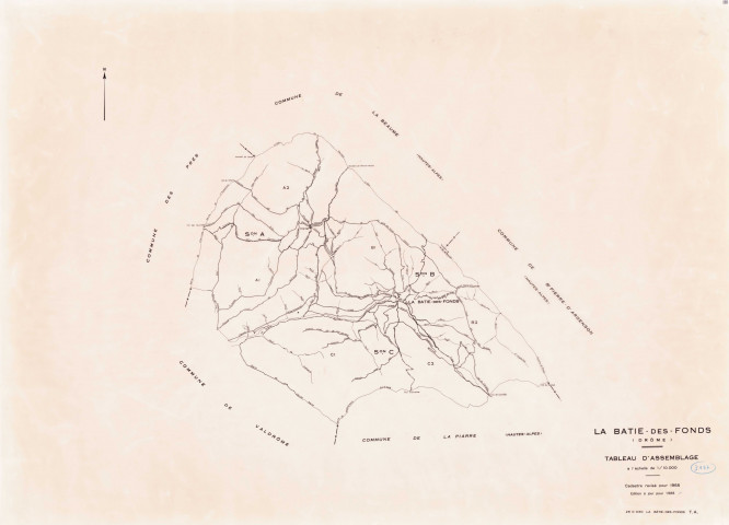 Tableau d'assemblage. 1985.