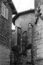 Le Grand-Serre.- La façade nord du chœur de l'église Saint-Mamers.
