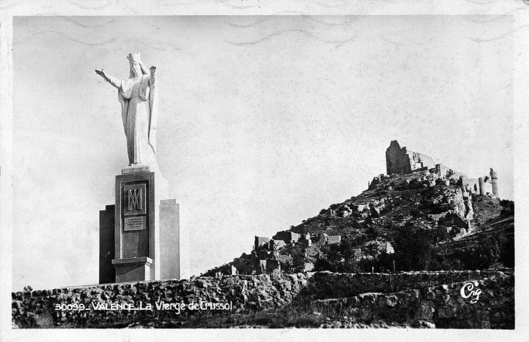 Saint-Péray (Ardèche).- Notre Dame de Crussol, édifiée en 1945.