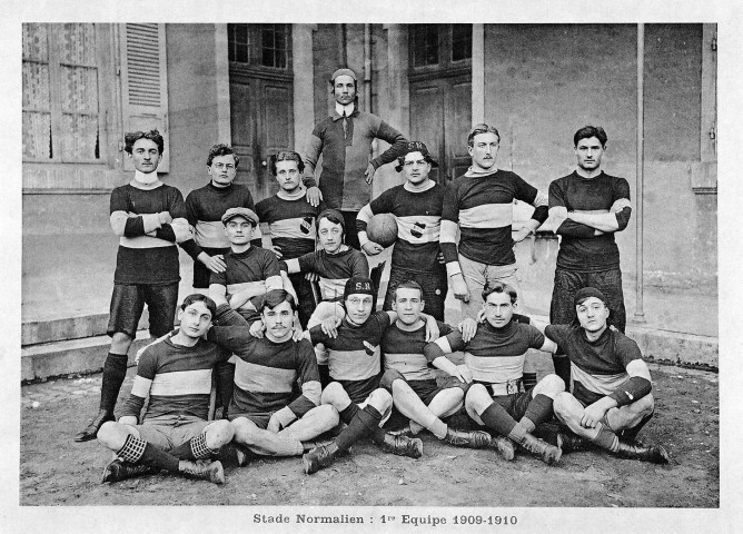 Valence.- La 1er équipe de rugby de l'École Normale d'instituteurs.