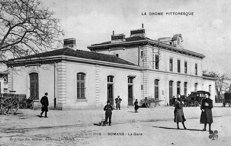 Romans-sur-Isère.- La gare.