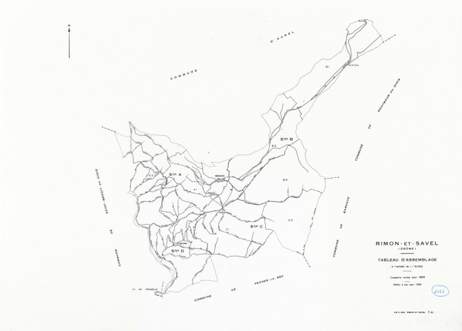 Tableau d'assemblage. 1988.