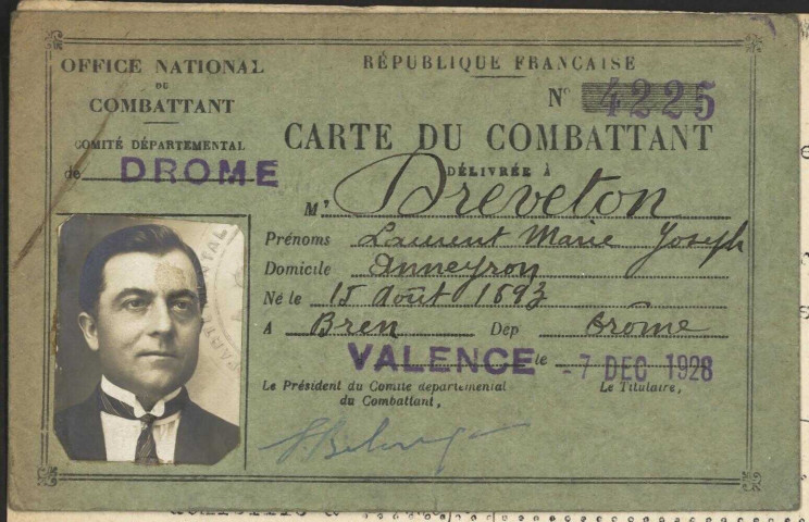 Dreveton, Laurent Marie Joseph