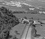 Vue aérienne du hameau le Moulin-de-Jansac.