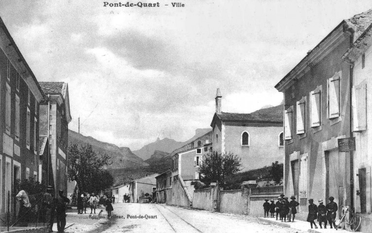 Vue du hameau Pont de Quart.