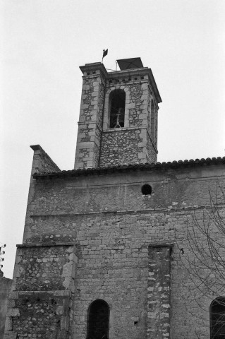 Saillans.- La façade sud de l'église Saint-Géraud.
