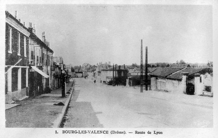 Bourg-lès-Valence.- Avenue Jean Jaurès.