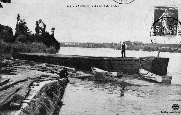 Valence.- Les bords du Rhône.