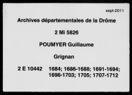 27 janvier 1684-7 février 1712