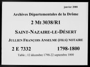 22 frimaire an VII-5e jour complémentaire an VIII